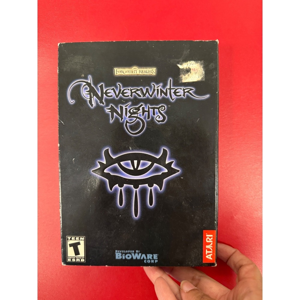 Neverwinter Nights PC Game Big Box BioWare Atari Forgotten Realms D&D 2002 CD